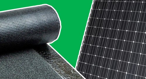 Roofing onder zonnepanelen