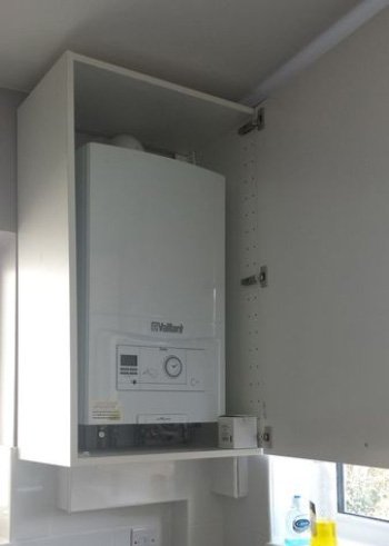 Verwarmingsketel in de bijkeuken ipv de slaapkamer